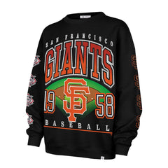 San Francisco Giants '47 Women's Trendy Team Go Big Oversized Sweatshirt Clearance