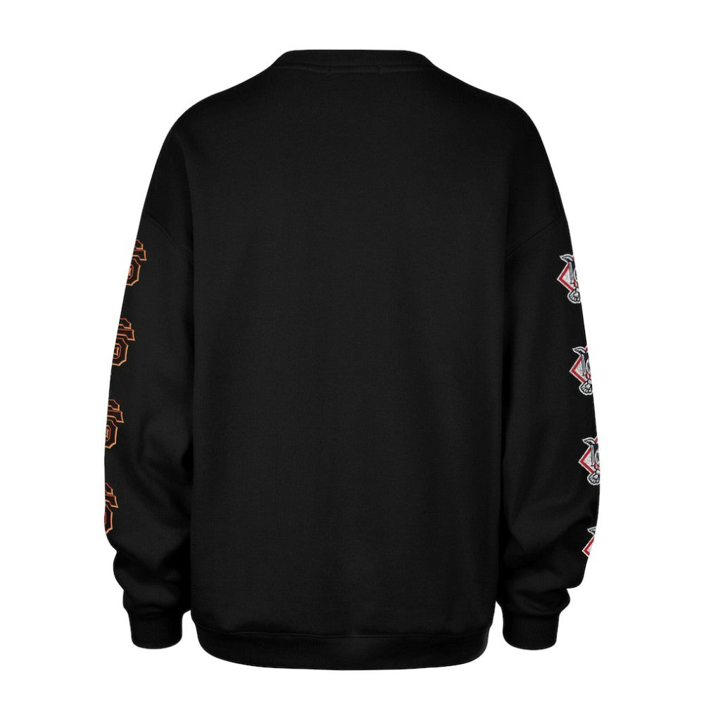 San Francisco Giants '47 Women's Trendy Team Go Big Oversized Sweatshirt Clearance