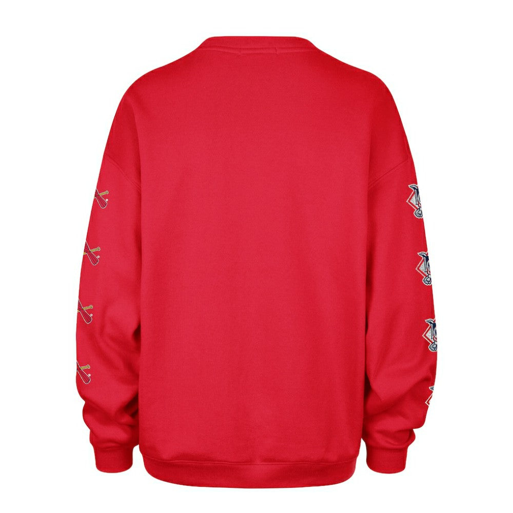 St. Louis Cardinals '47 Women's Trendy Team Go Big Oversized Sweatshirt for sale