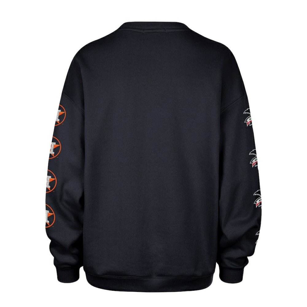 Houston Astros '47 Women's Trendy Team Go Big Oversized Sweatshirt On Sale