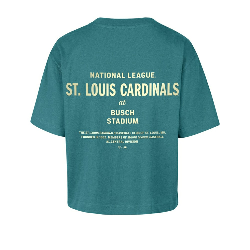 St. Louis Cardinals '47 Women's Contemporary Basics Leon City T-Shirt Sale