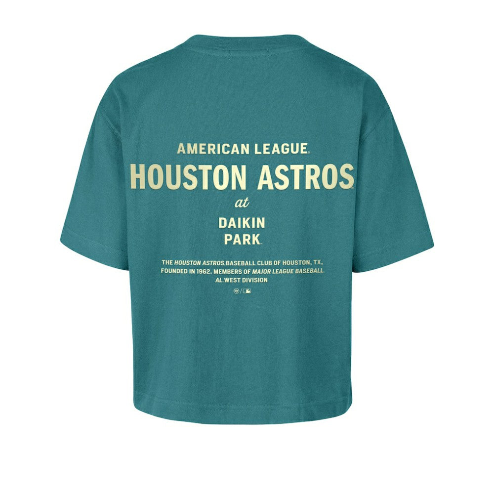 Houston Astros '47 Women's Contemporary Basics Leon City T-Shirt Lifestyle