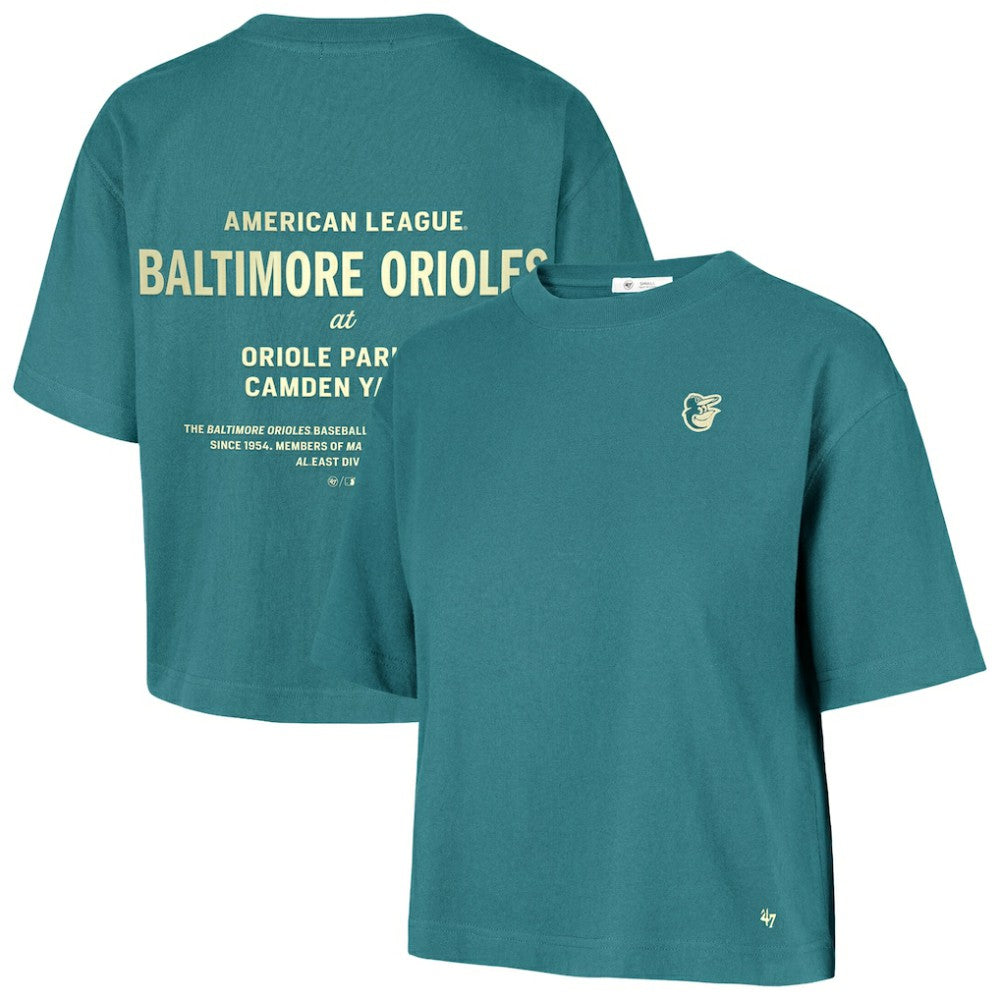 Baltimore Orioles '47 Women's Contemporary Basics Leon City T-Shirt On Sale