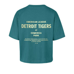 Detroit Tigers '47 Women's Contemporary Basics Leon City T-Shirt Sale