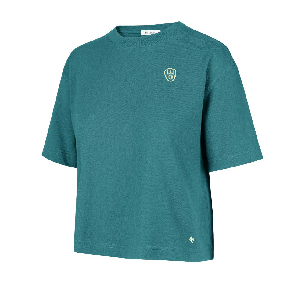 Milwaukee Brewers '47 Women's Contemporary Basics Leon City T-Shirt for sale