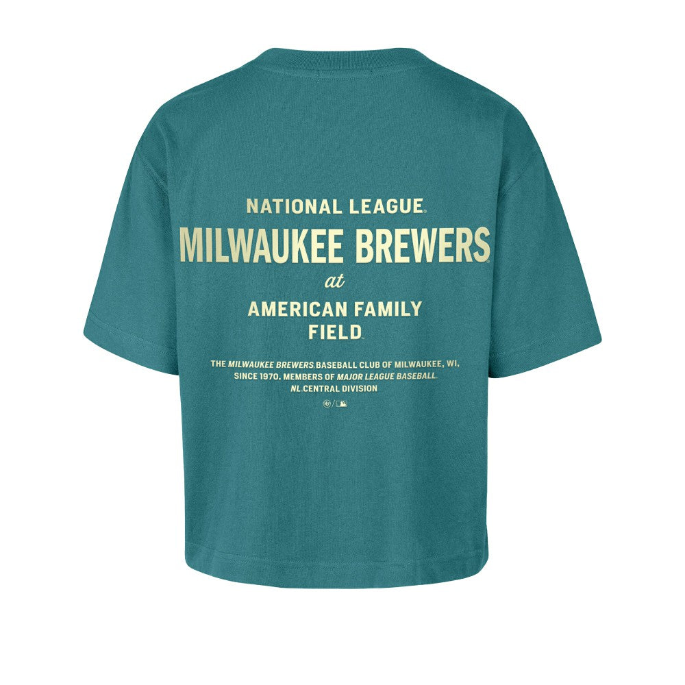 Milwaukee Brewers '47 Women's Contemporary Basics Leon City T-Shirt for sale