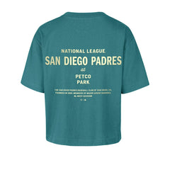San Diego Padres '47 Women's Contemporary Basics Leon City T-Shirt Near Me