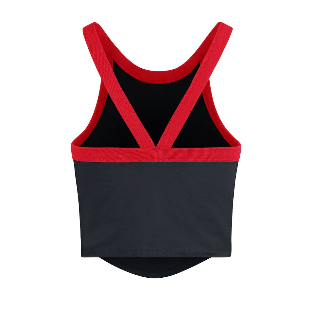 Atlanta Braves '47 Women's Trendy Team Rally Sporty Cropped Racerback Tank Top Online