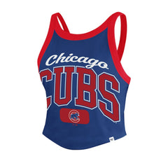 Chicago Cubs '47 Women's Trendy Team Rally Sporty Cropped Racerback Tank Top Near Me