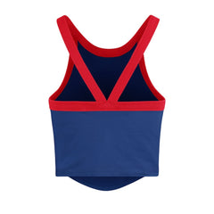 Chicago Cubs '47 Women's Trendy Team Rally Sporty Cropped Racerback Tank Top Near Me