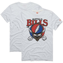 Buffalo Bills Homage NFL x Grateful Dead Tri-Blend T-Shirt Ash - NFL