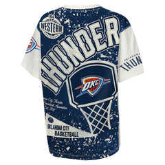 NBA - Oklahoma City Thunder Outerstuff Youth Top Player All-Over-Print T-Shirt - Cream