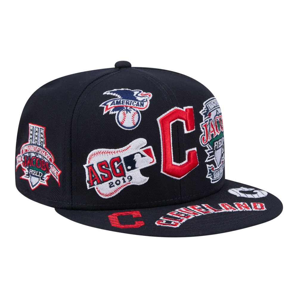 Cleveland Guardians New Era All Over 59FIFTY Fitted Hat for sale