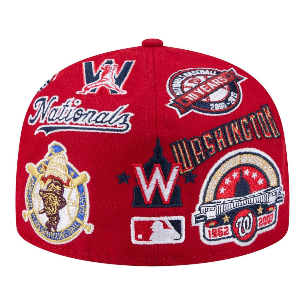 Washington Nationals New Era All Over 59FIFTY Fitted Hat Clearance