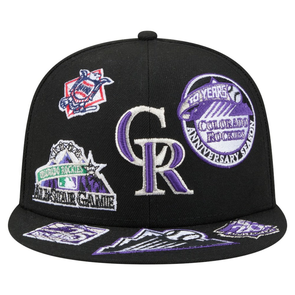 Colorado Rockies New Era All Over 59FIFTY Fitted Hat On Sale