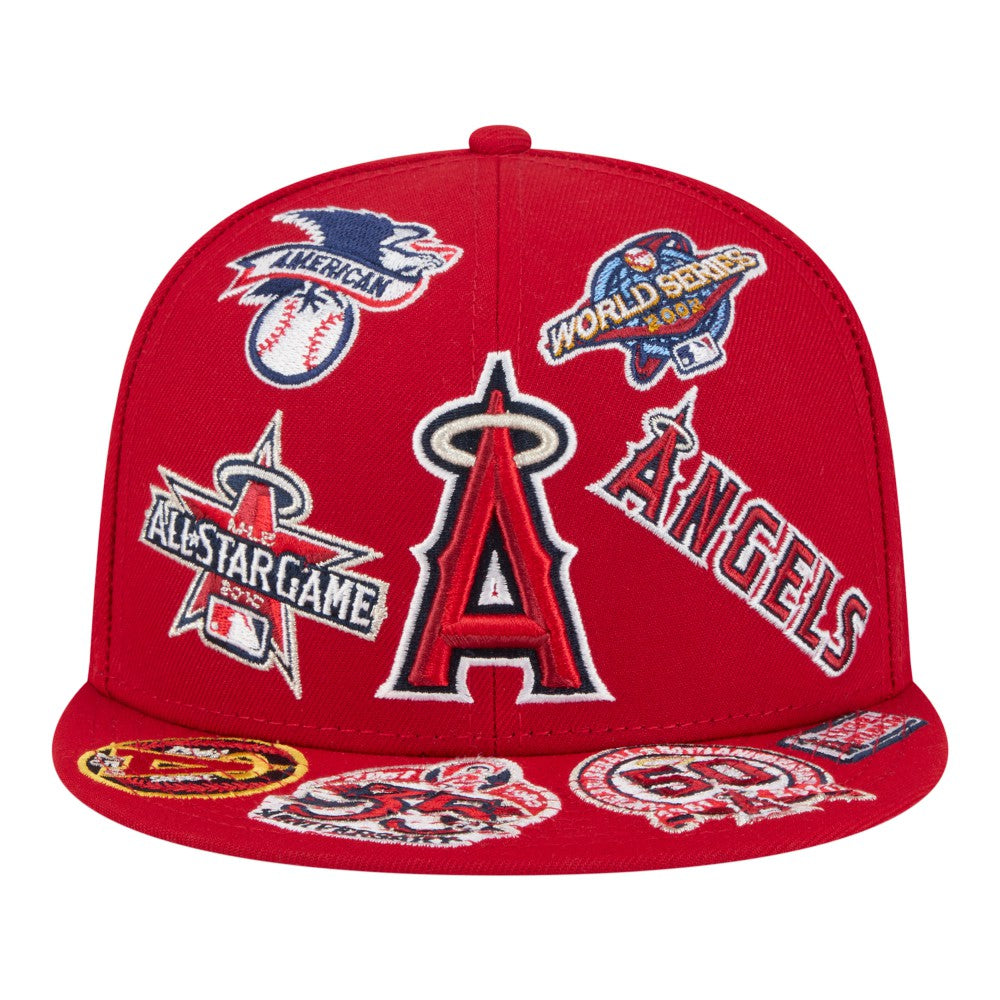 Los Angeles Angels New Era All Over 59FIFTY Fitted Hat Clearance