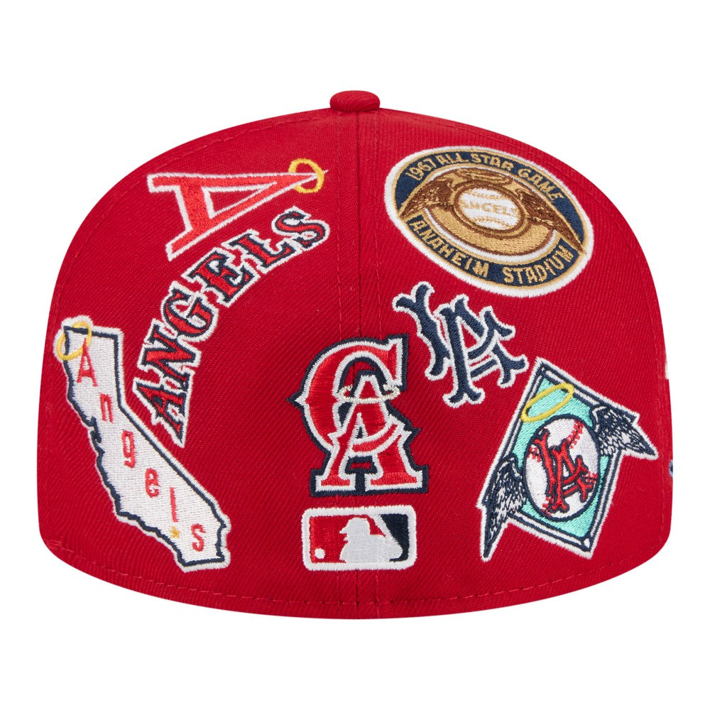 Los Angeles Angels New Era All Over 59FIFTY Fitted Hat Clearance