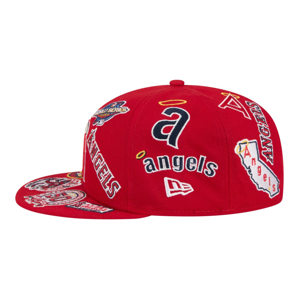 Los Angeles Angels New Era All Over 59FIFTY Fitted Hat Clearance