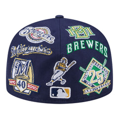 Milwaukee Brewers New Era All Over 59FIFTY Fitted Hat discount