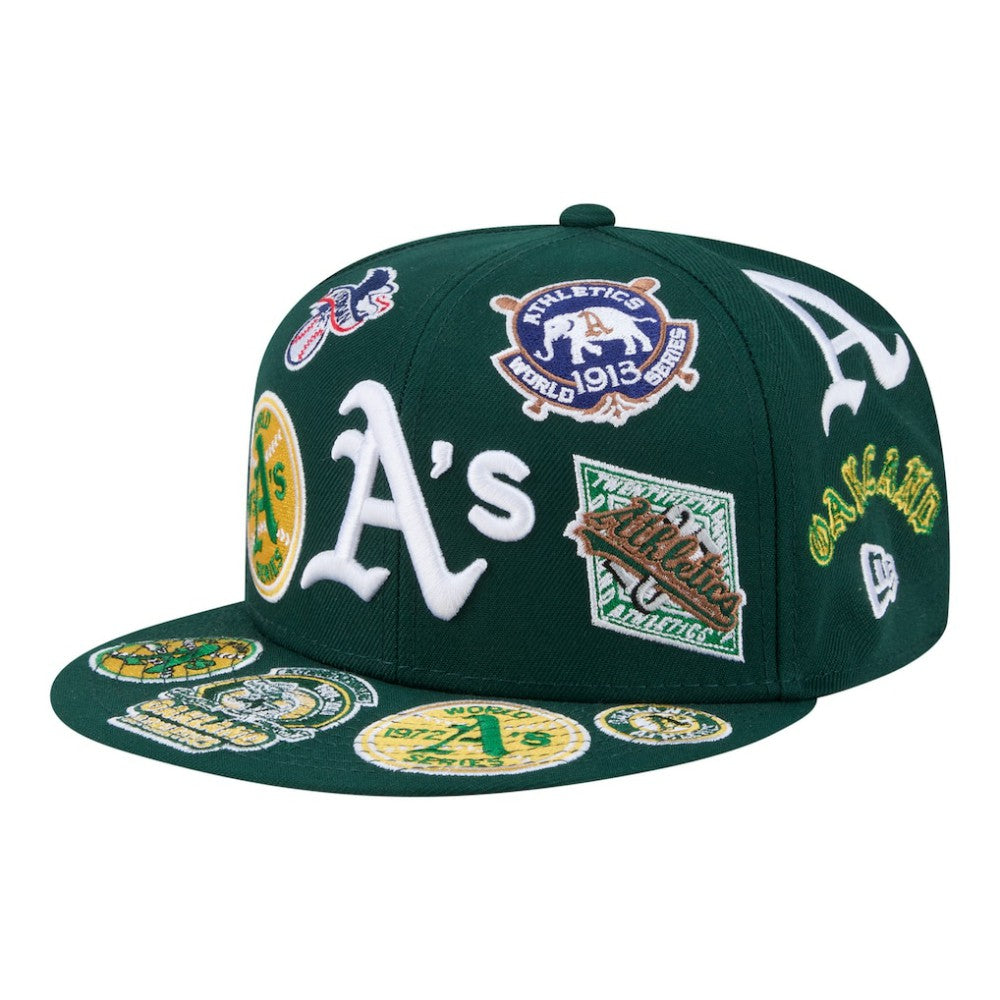 Athletics New Era All Over 59FIFTY Fitted Hat On Sale