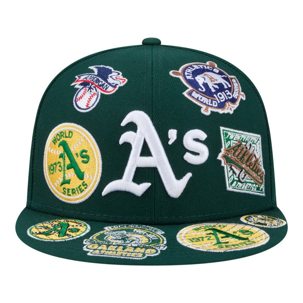 Athletics New Era All Over 59FIFTY Fitted Hat On Sale