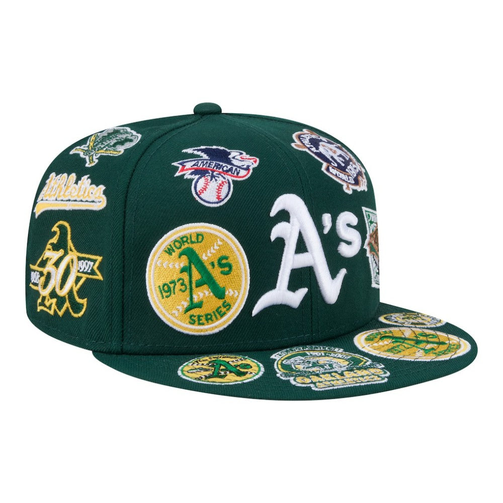 Athletics New Era All Over 59FIFTY Fitted Hat On Sale