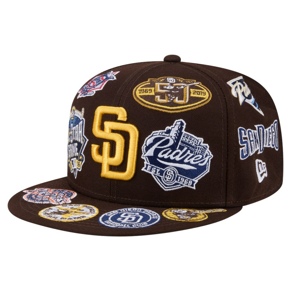 San Diego Padres New Era All Over 59FIFTY Fitted Hat for sale