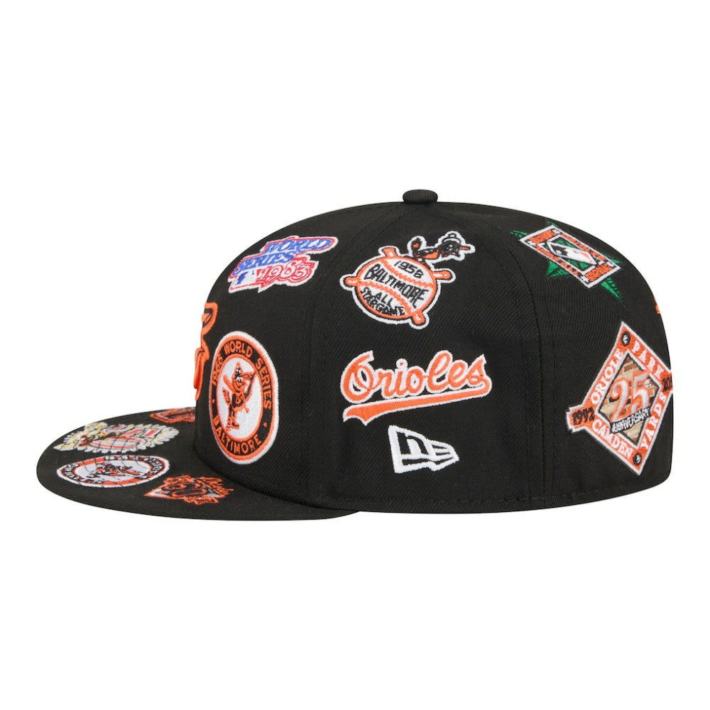 Baltimore Orioles New Era All Over 59FIFTY Fitted Hat for sale