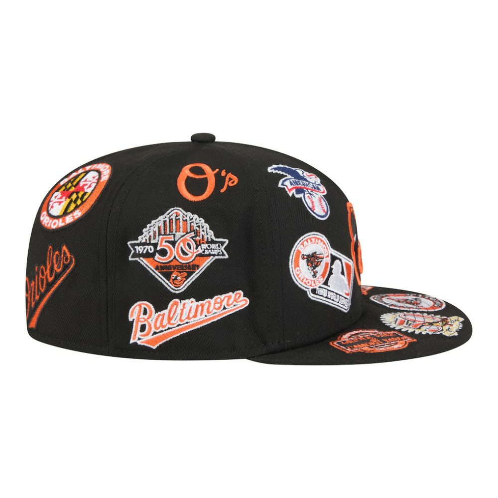 Baltimore Orioles New Era All Over 59FIFTY Fitted Hat for sale
