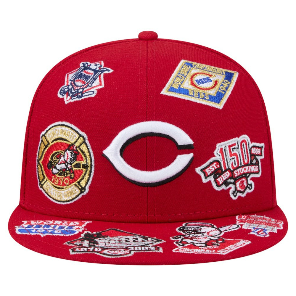 Cincinnati Reds New Era All Over 59FIFTY Fitted Hat On Sale