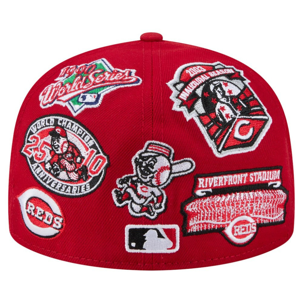 Cincinnati Reds New Era All Over 59FIFTY Fitted Hat On Sale
