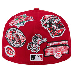Cincinnati Reds New Era All Over 59FIFTY Fitted Hat On Sale