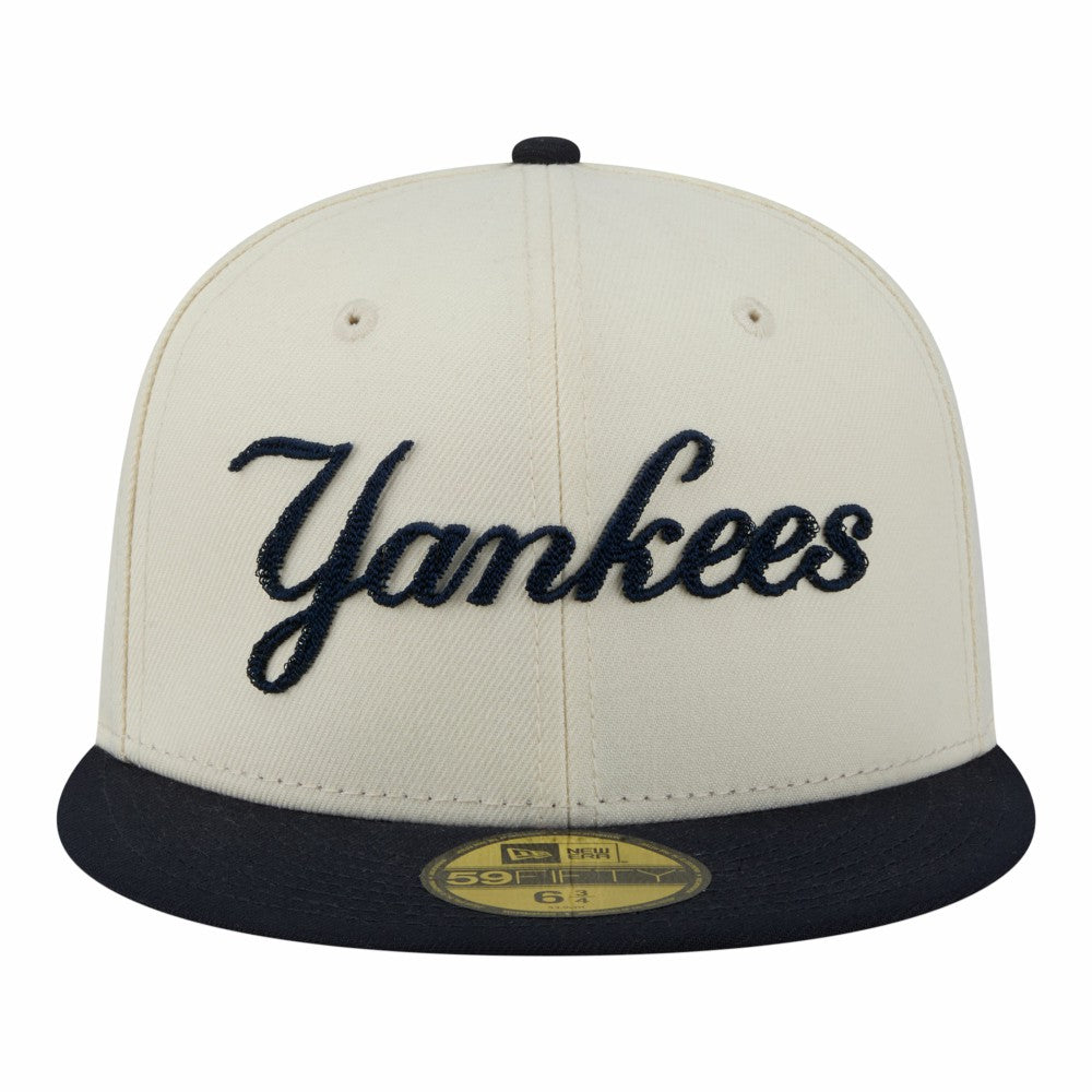 New York Yankees New Era Two-Tone Stitch 59FIFTY Fitted Hat discount