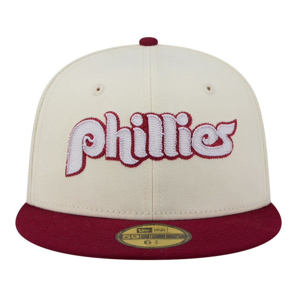 Philadelphia Phillies New Era Two-Tone Stitch 59FIFTY Fitted Hat Sale