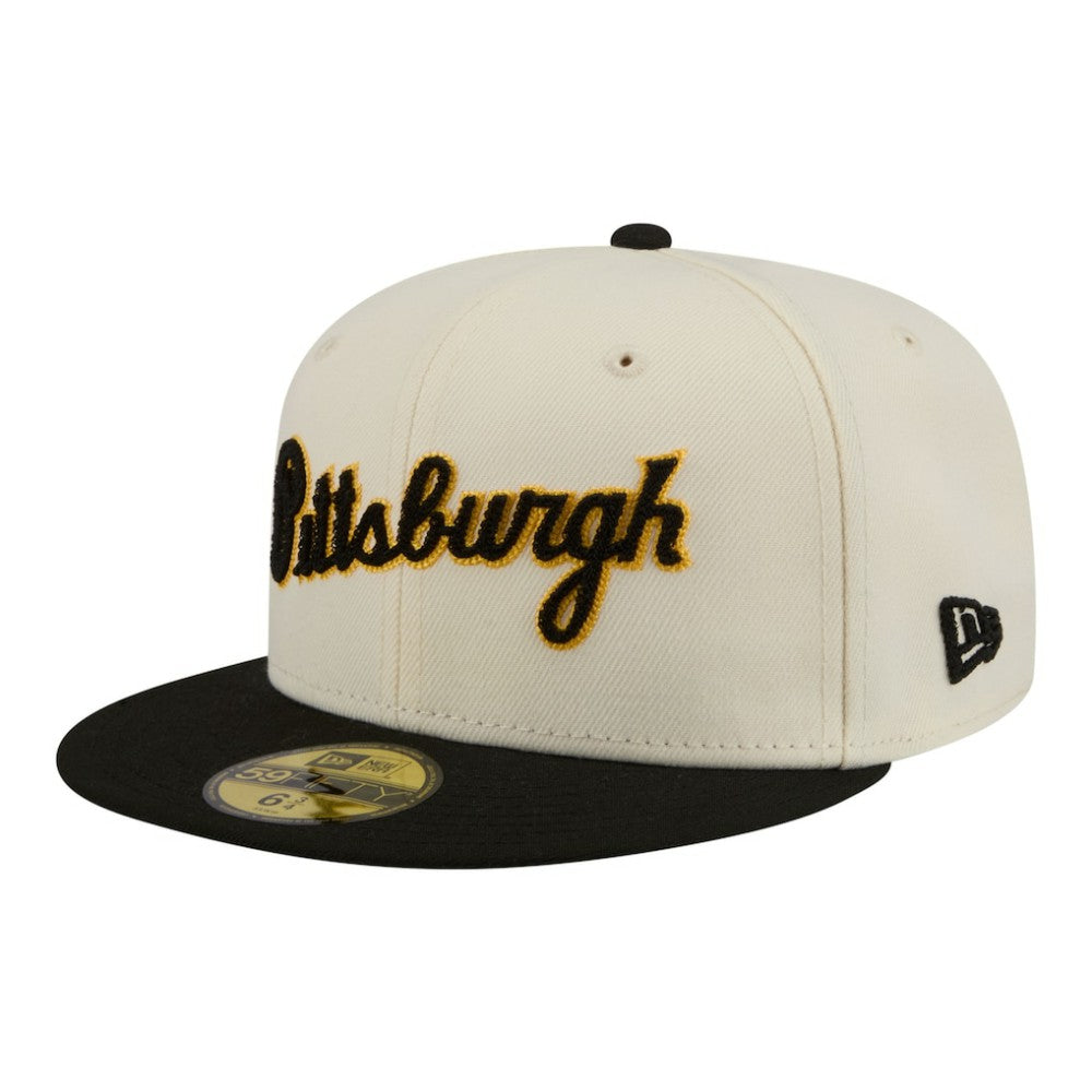 Pittsburgh Pirates New Era Two-Tone Stitch 59FIFTY Fitted Hat Clearance