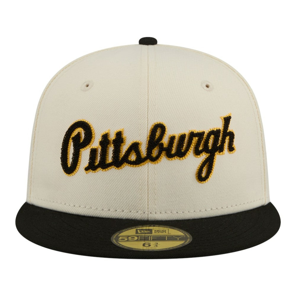 Pittsburgh Pirates New Era Two-Tone Stitch 59FIFTY Fitted Hat Clearance