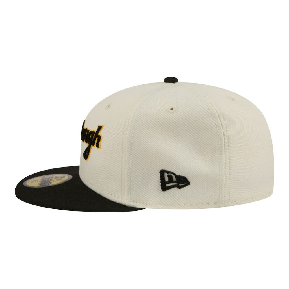 Pittsburgh Pirates New Era Two-Tone Stitch 59FIFTY Fitted Hat Clearance