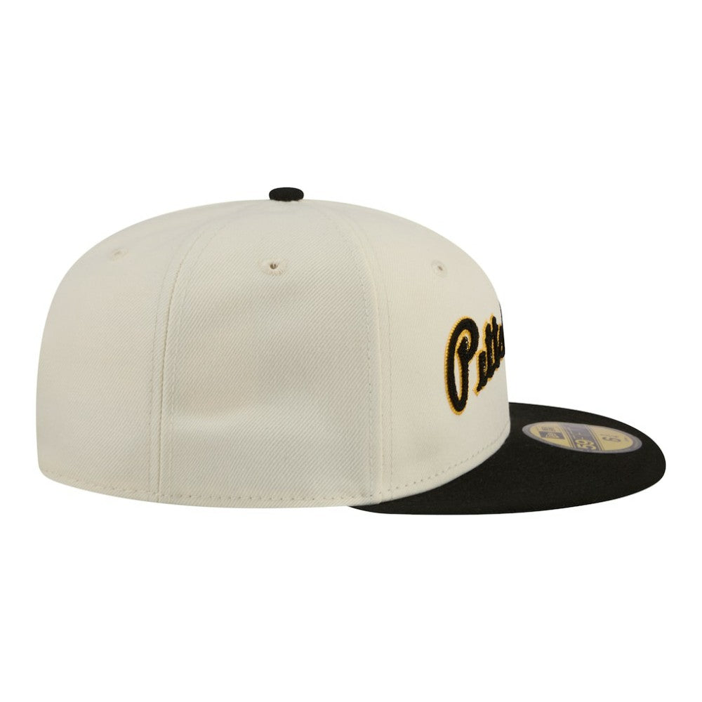 Pittsburgh Pirates New Era Two-Tone Stitch 59FIFTY Fitted Hat Clearance