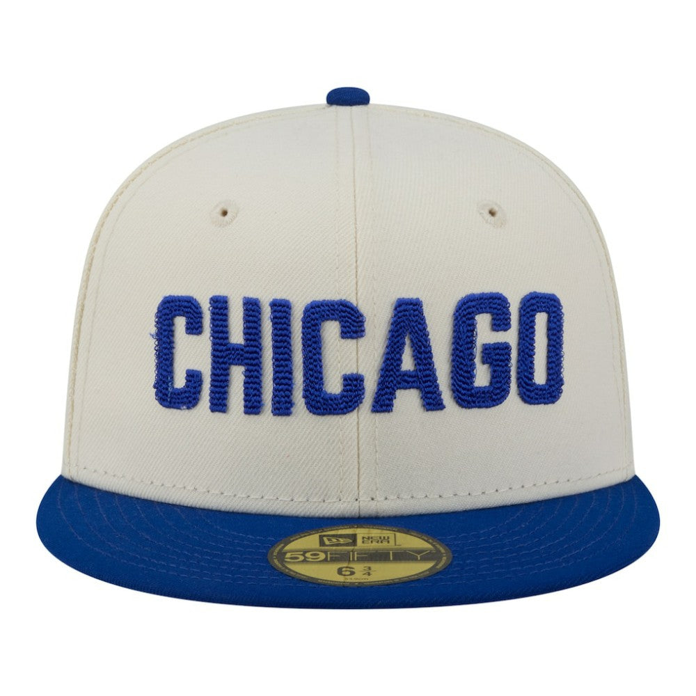Chicago Cubs New Era Two-Tone Stitch 59FIFTY Fitted Hat for sale