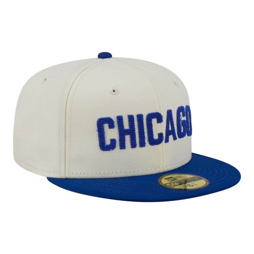 Chicago Cubs New Era Two-Tone Stitch 59FIFTY Fitted Hat for sale