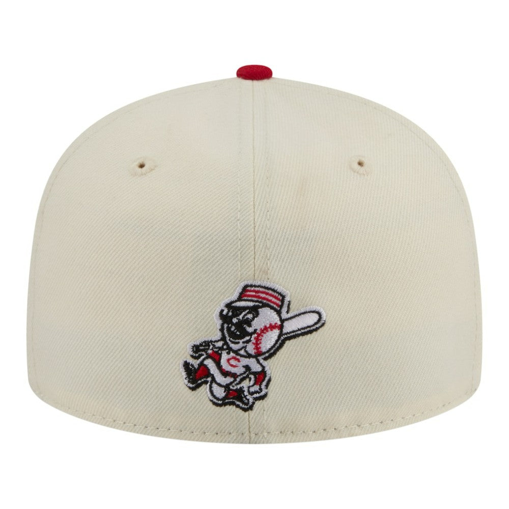 Cincinnati Reds New Era Two-Tone Stitch 59FIFTY Fitted Hat Lifestyle