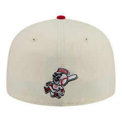 Cincinnati Reds New Era Two-Tone Stitch 59FIFTY Fitted Hat Lifestyle