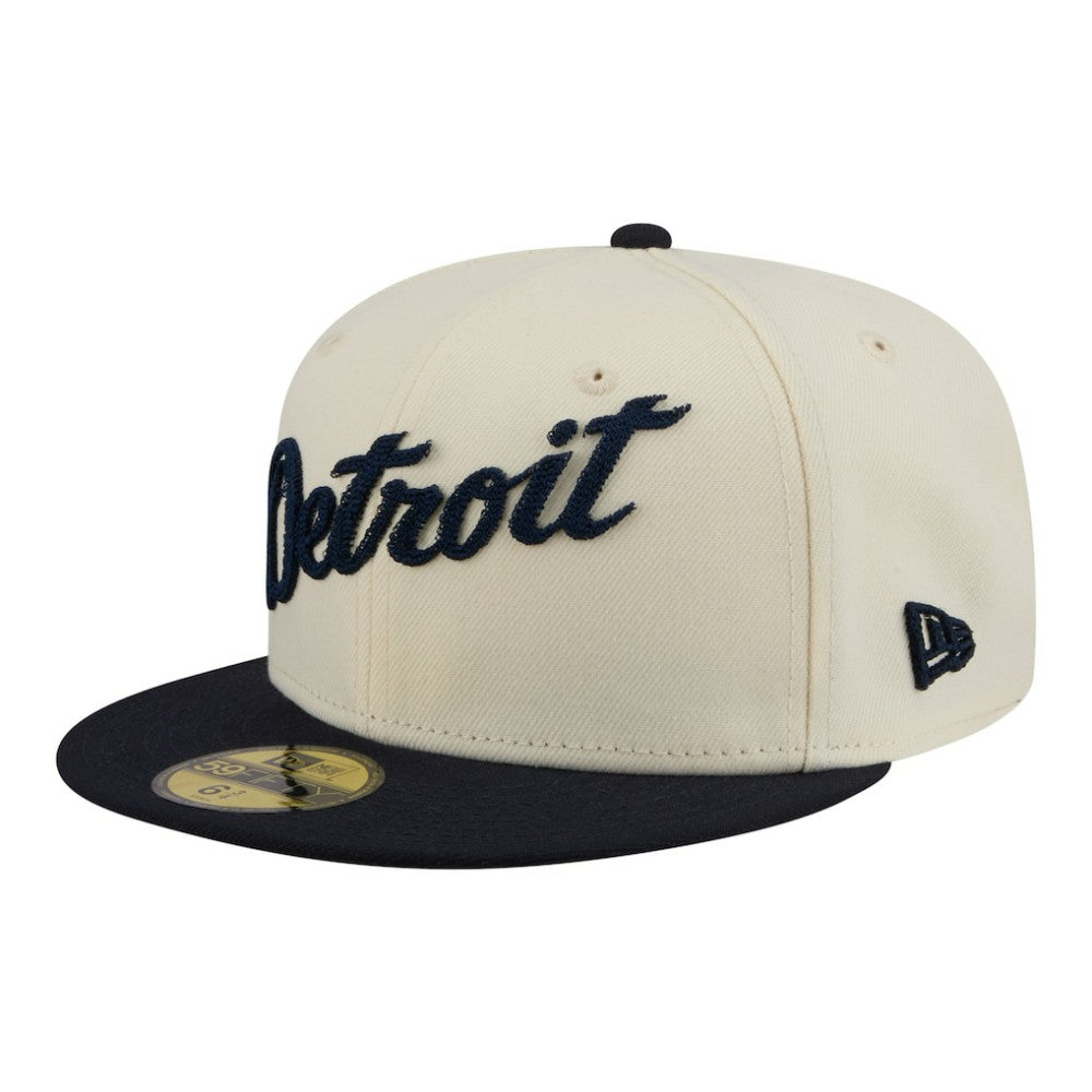 Detroit Tigers New Era Two-Tone Stitch 59FIFTY Fitted Hat Clearance