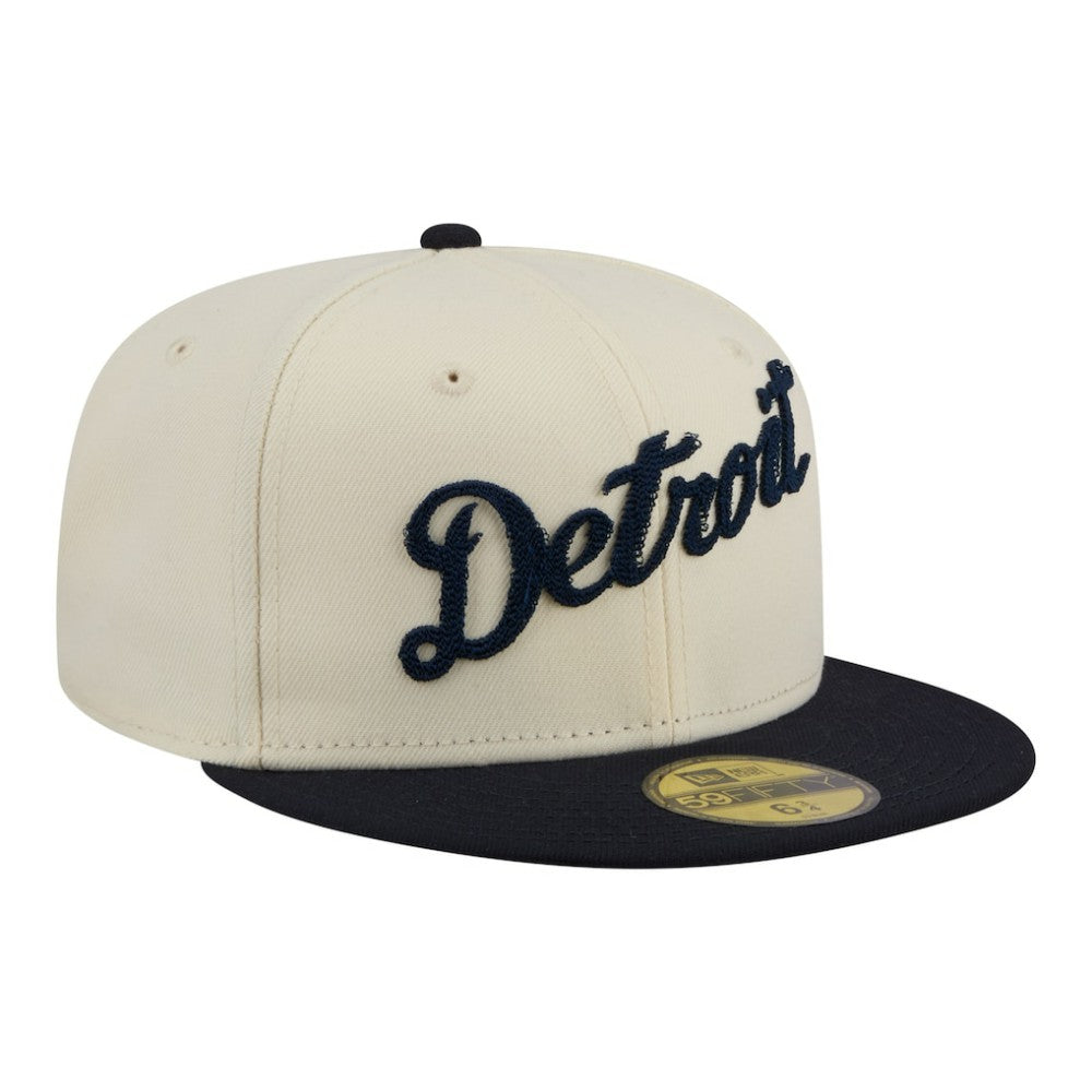 Detroit Tigers New Era Two-Tone Stitch 59FIFTY Fitted Hat Clearance