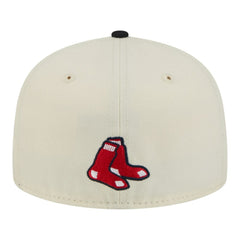 Boston Red Sox New Era Two-Tone Stitch 59FIFTY Fitted Hat Lifestyle