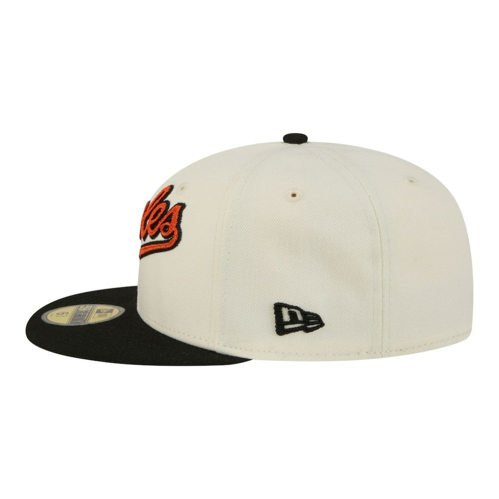 Baltimore Orioles New Era Two-Tone Stitch 59FIFTY Fitted Hat Clearance