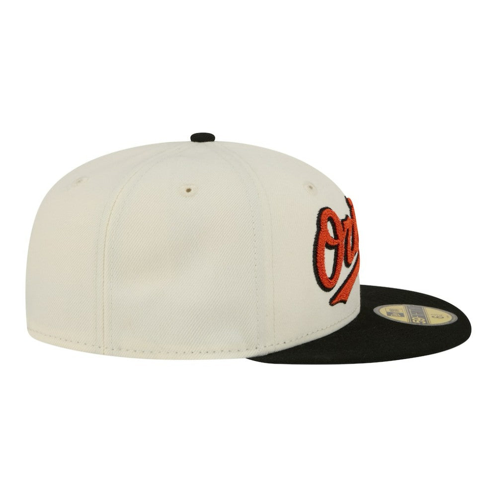 Baltimore Orioles New Era Two-Tone Stitch 59FIFTY Fitted Hat Clearance