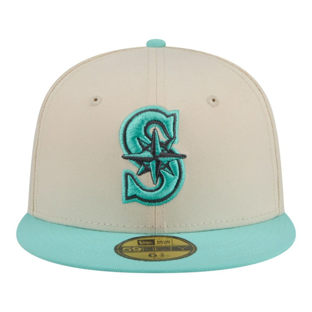 Seattle Mariners New Era Two-Tone Color Pack 59FIFTY Fitted Hat Lifestyle