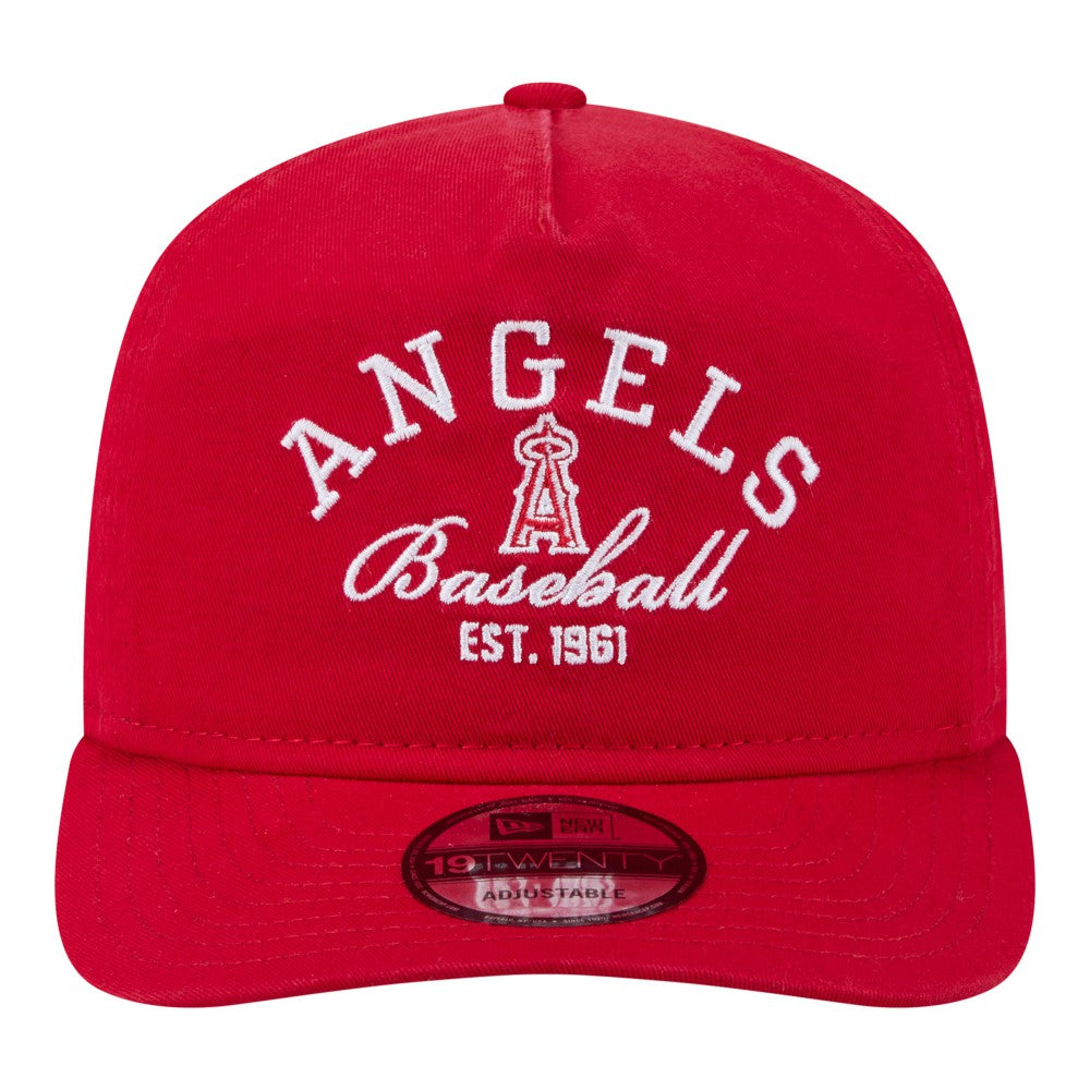 Los Angeles Angels New Era Stacked 19TWENTY Adjustable Hat Sale