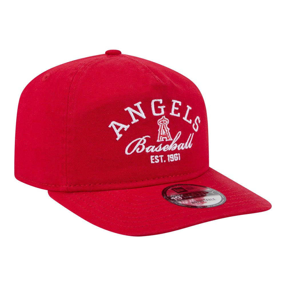 Los Angeles Angels New Era Stacked 19TWENTY Adjustable Hat Sale